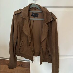 Banana Republic Suede Biker Jacket